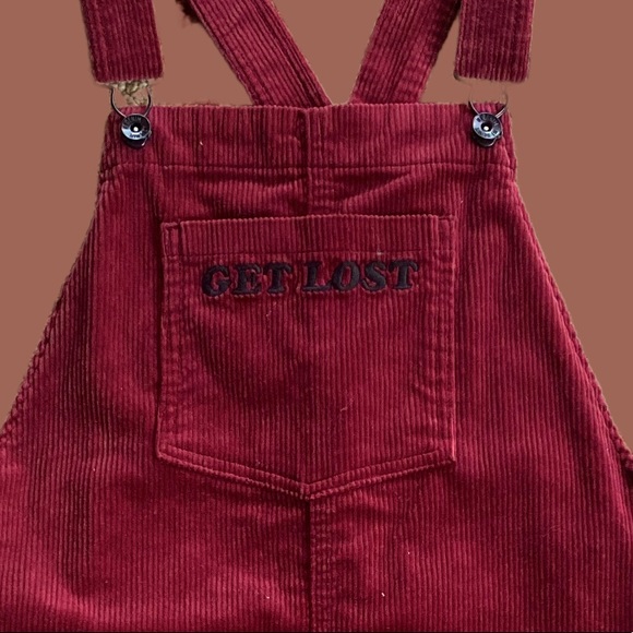 GET LOST corduroy pinafore dress - Picture 2 of 2